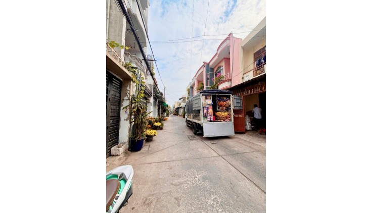 HẺM 7M THÔNG, NGAY LÔ TƯ - GÒ XOÀI, 52M2, 2 TẦNG, SỔ ĐẸP NỞ HẬU NHẸ HOÀN CÔNG ĐỦ GIÁ CHỈ NHỈNH 4 TỶ